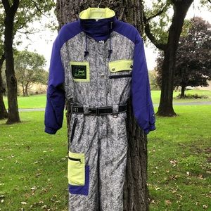 One piece ski suit vintage